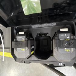 California AS-IS Ryobi 80V HP 42 Lithium Electric Zero Turn Riding Mower, includes (2) Batteries & Charger; Appears in Excellent Condition