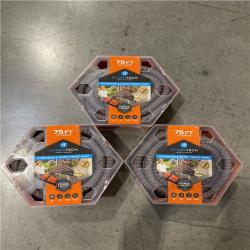 DALLAS LOCATION -NEW! HYDROTECH Standard Expandable 75FT 5/8 DIAMETER Burst-Proof Hose- (3 UNITS)