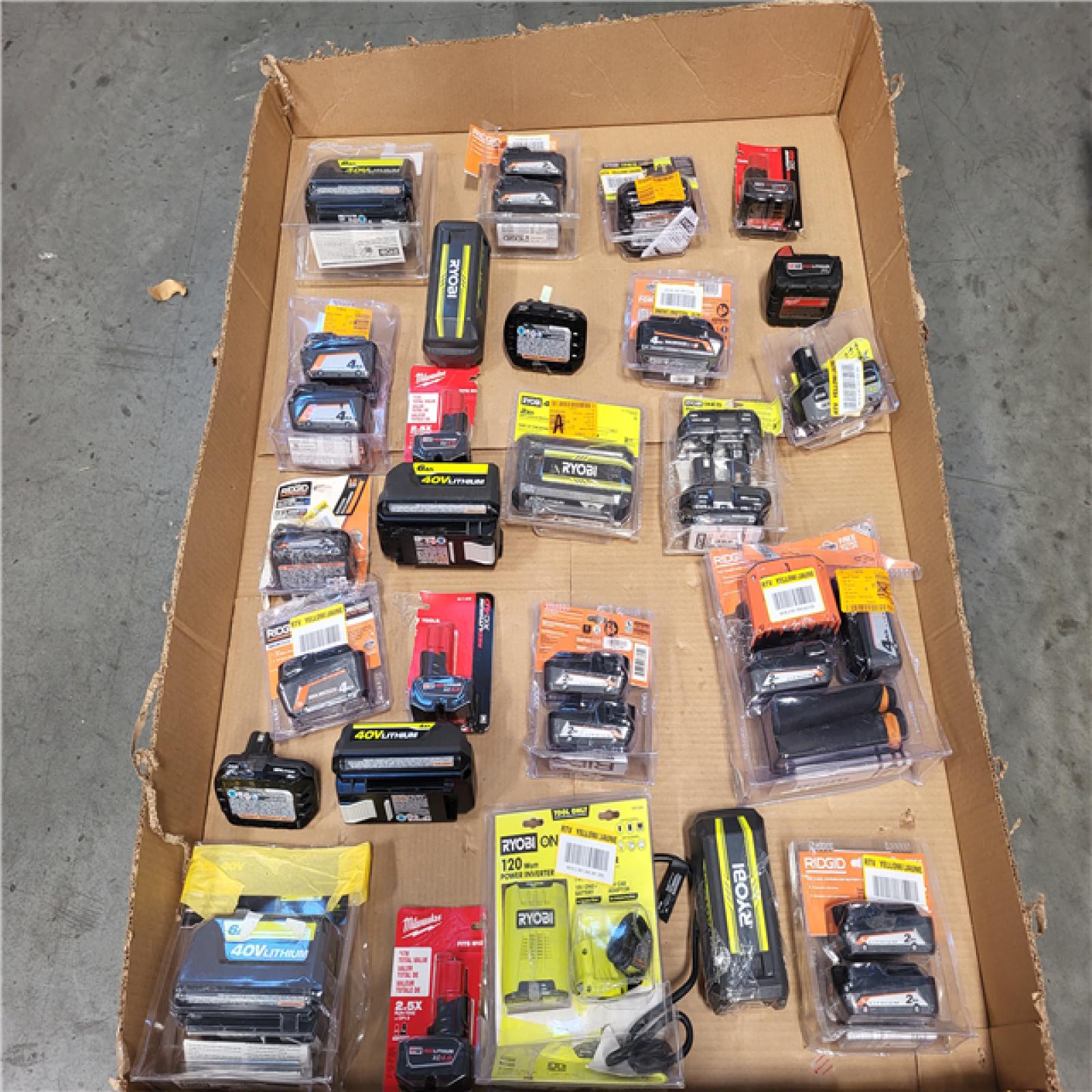 CALIFORNIA AS-IS BATTERY PALLET