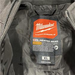 AS-IS Milwaukee Men's X-Large 12-Volt Lithium-Ion Cordless Axis Black Heated Vest Kit