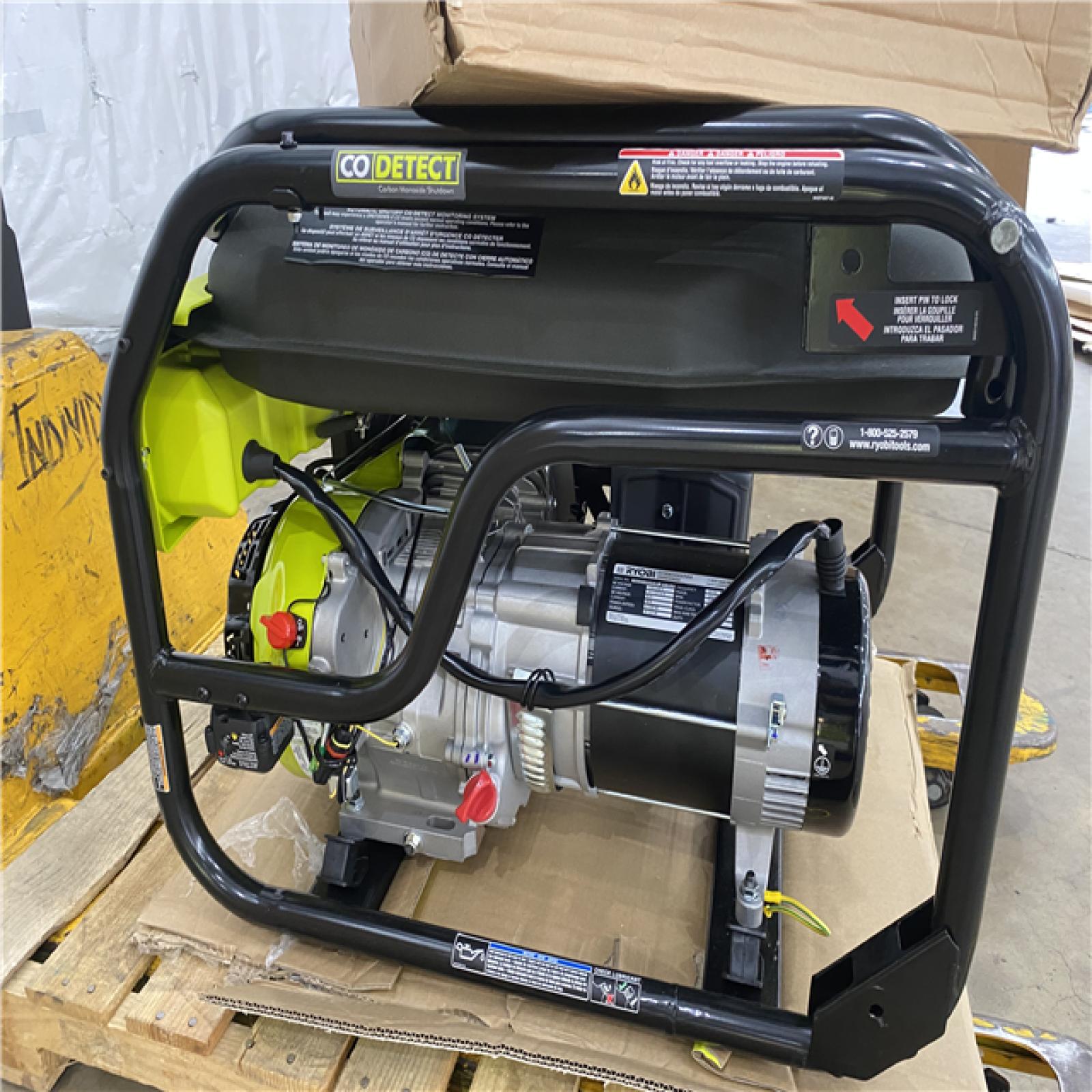 Houston Location AS IS - Ryobi 6500 watts Generator
