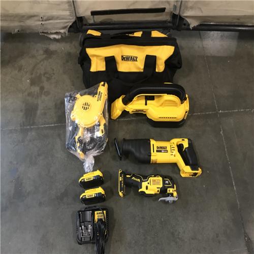 California NEW DeWALT Cordless 4 Tool Combo With Two 2Ah Batteries With Charger