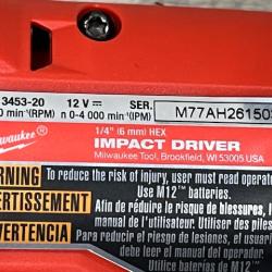 AS-IS Milwaukee FUEL 12-Volt Lithium-Ion Brushless Cordless Hammer Drill and Impact Driver Combo Kit
