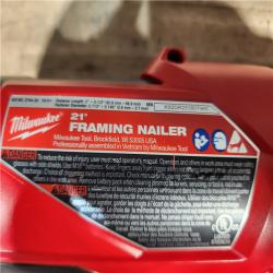 HOUSTON LOCATION - AS - IS Milwaukee FUEL 3-1/2 in. 18-Volt 21-Degree Lithium-Ion Brushless Cordless Framing Nailer (Tool-Only)