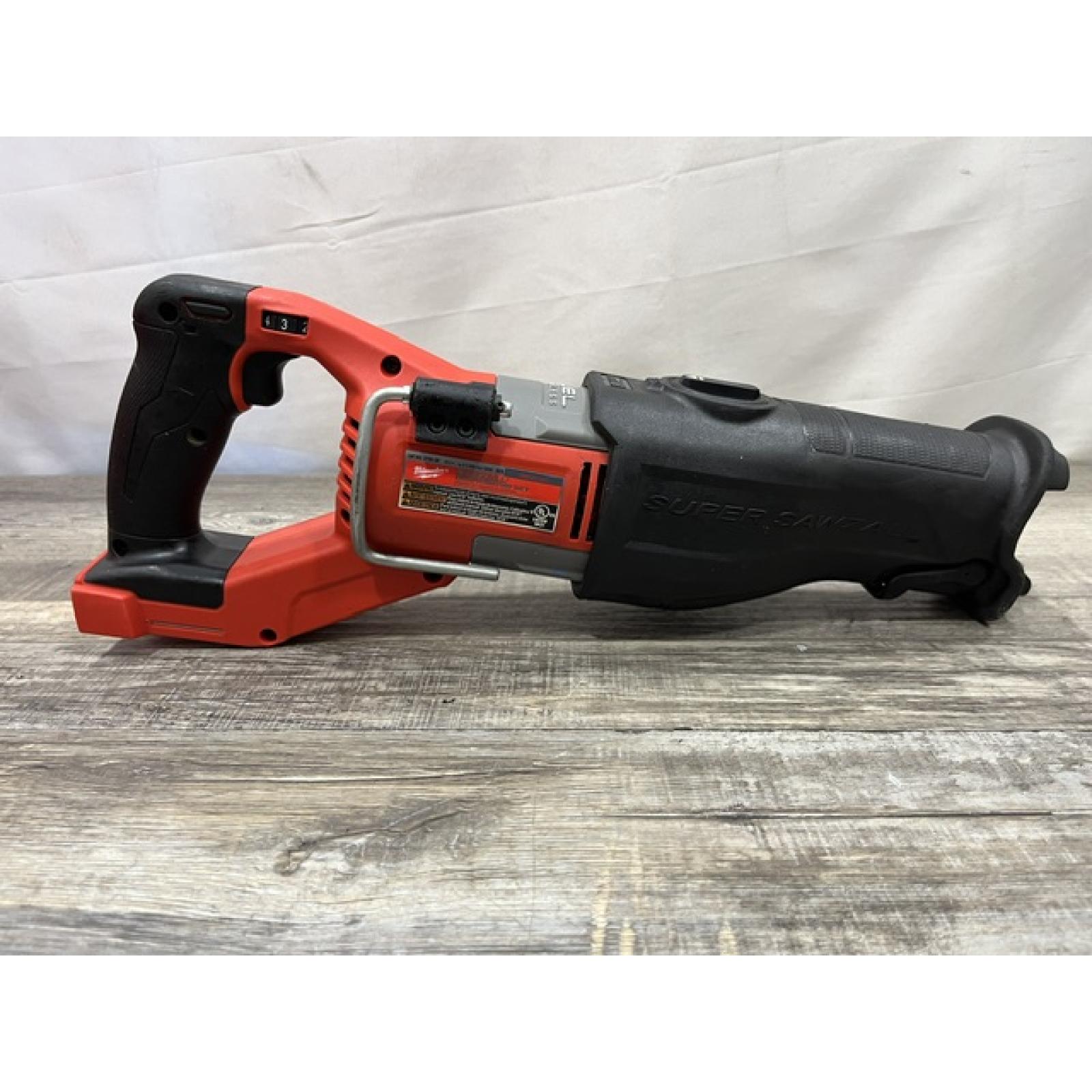 AS-IS Milwaukee FUEL 18V Lithium-Ion Brushless Cordless Super SAWZALL Orbital Reciprocating Saw (Tool-Only)