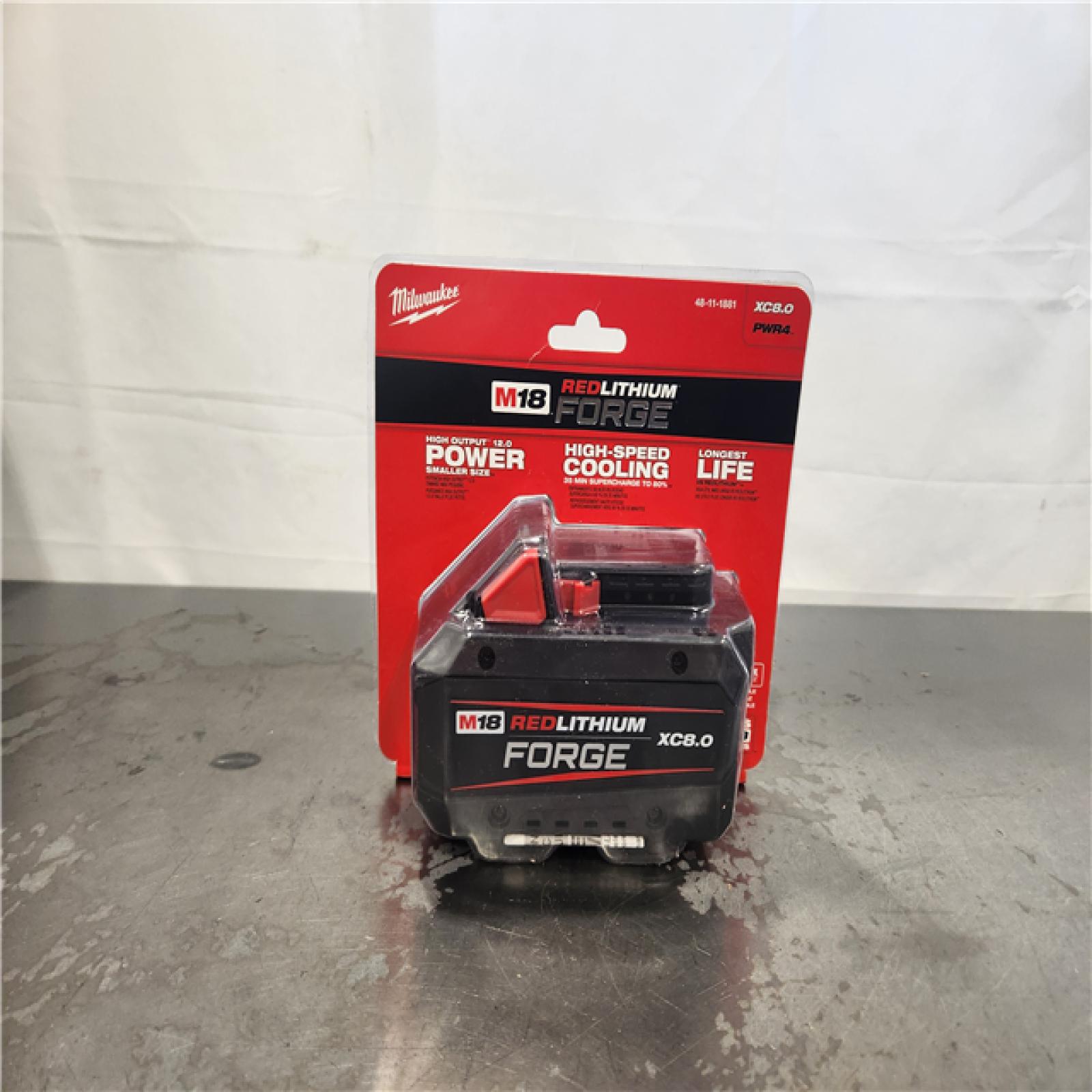 AS-IS- Milwaukee 18V Lithium-Ion REDLITHIUM FORGE XC 8.0 Ah Battery Pack