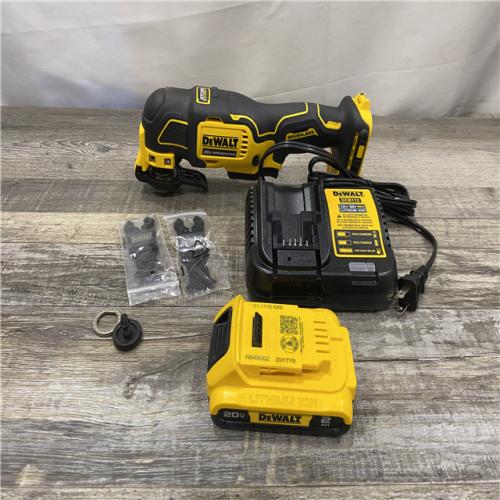 AS-IS DEWALT ATOMIC 20V MAX Cordless Brushless Oscillating Multi Tool Kit