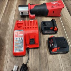 AS-IS Milwaukee 18-Volt Lithium-Ion Brushless Cordless FORCE LOGIC Press Tool Kit (2) 2.0Ah Batteries, Charger, and Hard Case