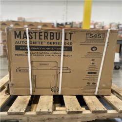 DALLAS LOCATION- AS-IS MASTERBUILT AutoIgnite Series 545 Digital Charcoal Grill and Smoker in Black
