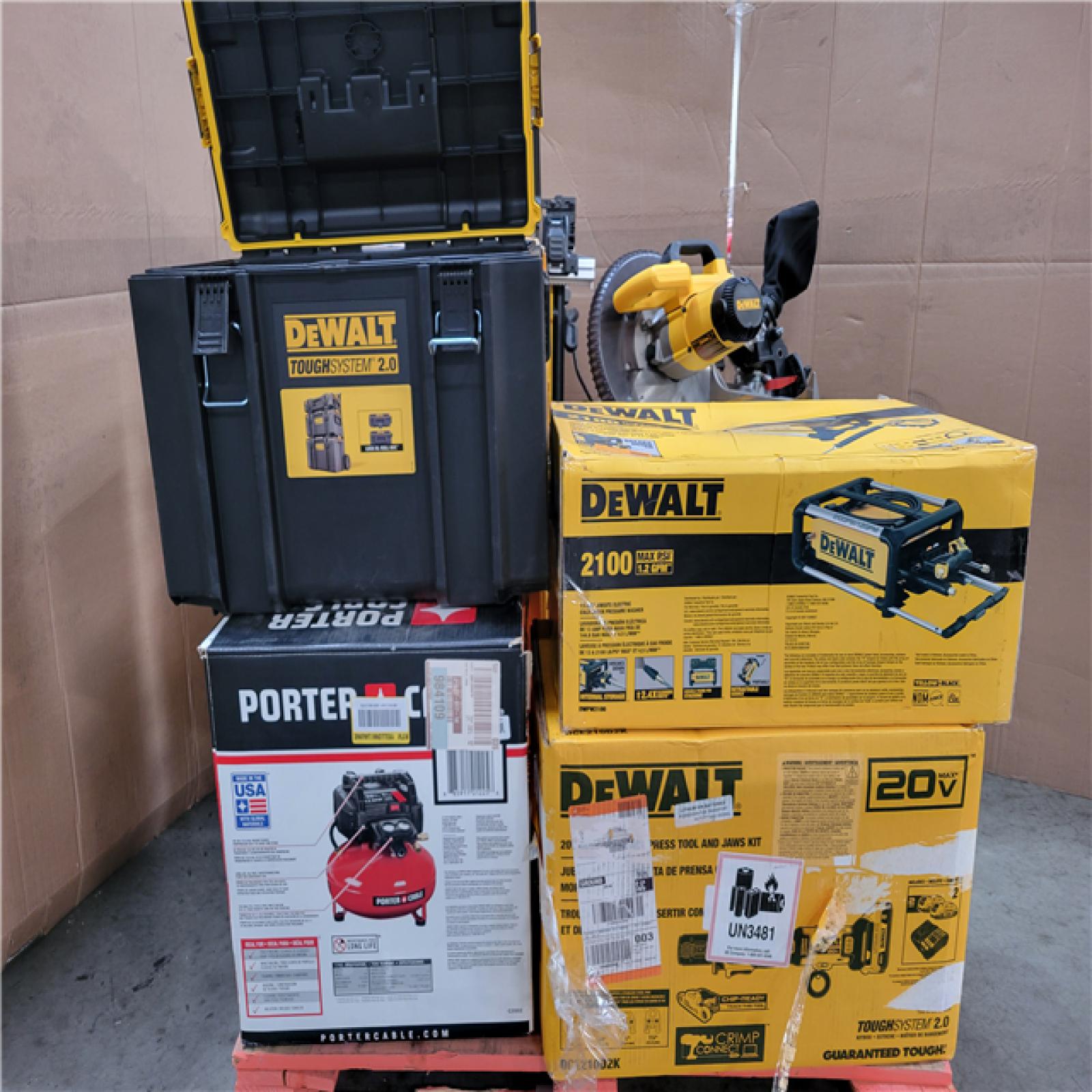 CALIFORNIA AS-IS TOOL PALLET