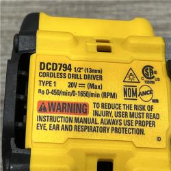 AS-IS DEWALT Atomic 20V Lithium-Ion Cordless Compact 1/2 in. Drill/Driver Kit
