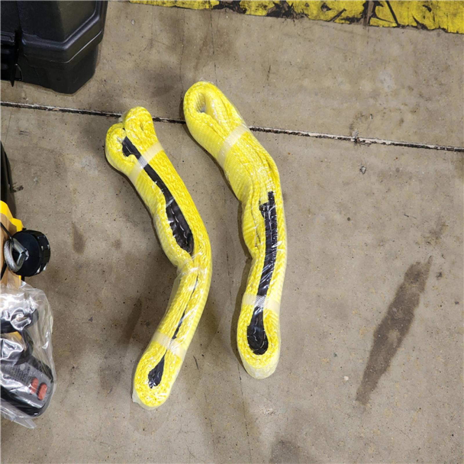 HOUSTON LOCATION - AS-IS Champion Power Equipment 1100 Lb. Portable 120-Volt Electric Winch Kit  Pulling and Lifting Capability