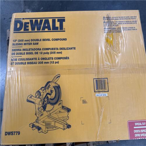 California NEW DeWalt 12 Double Bevel Compound Sliding Miter Saw