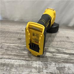 AS-IS DEWALT 20-Volt MAX Cordless Brushless 4-1/2 in. Angle Grinder with Slide Switch (Tool Only)