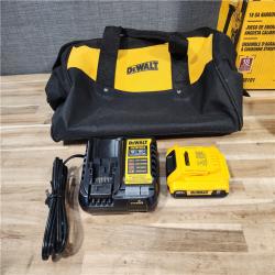 HOUSTON LOCATION - AS-IS DEWALT 20V MAX XR Lithium-Ion Cordless 18-Gauge Narrow Crown Stapler Kit