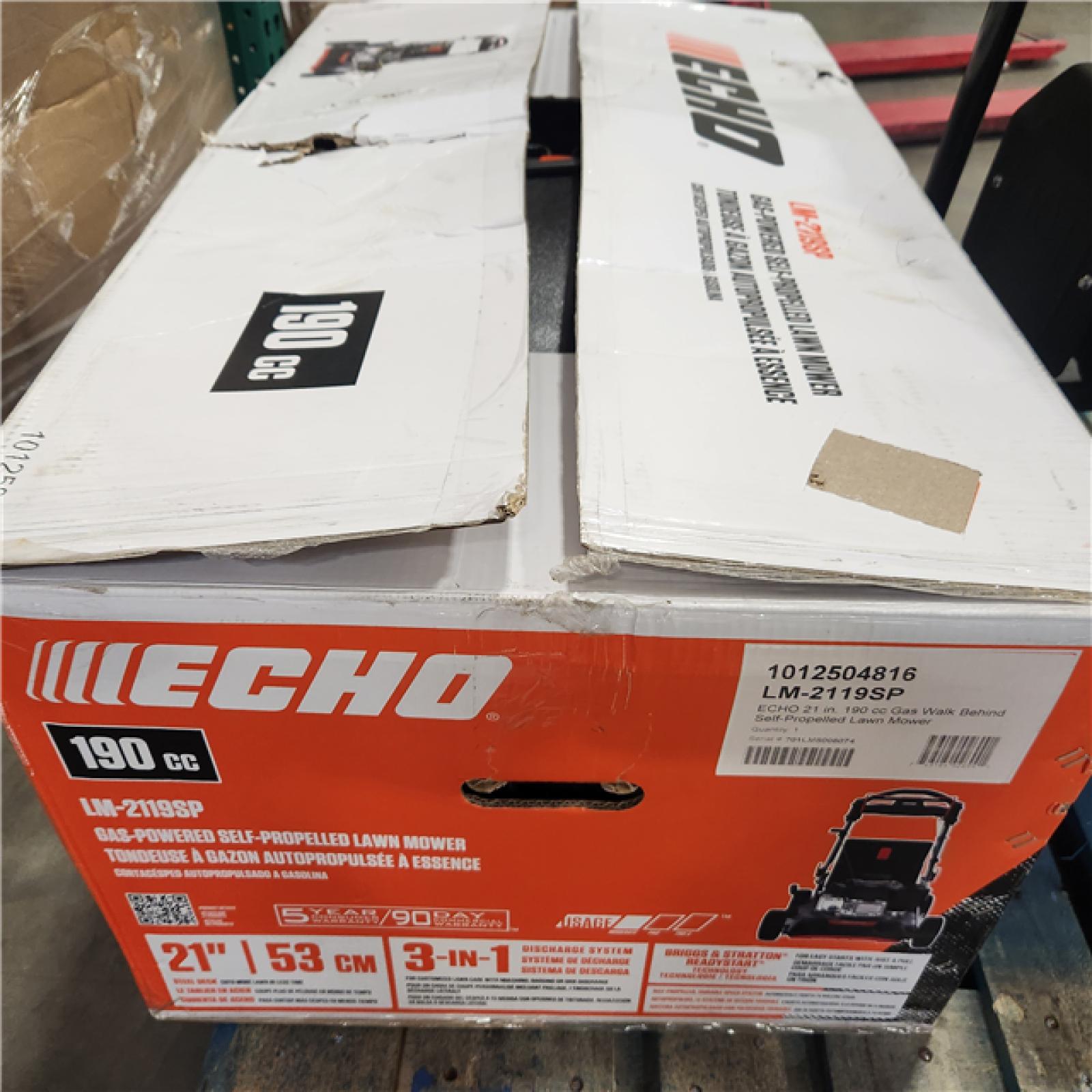 Dallas Location - As-Is ECHO 21 in. 190 cc Lawn Mower
