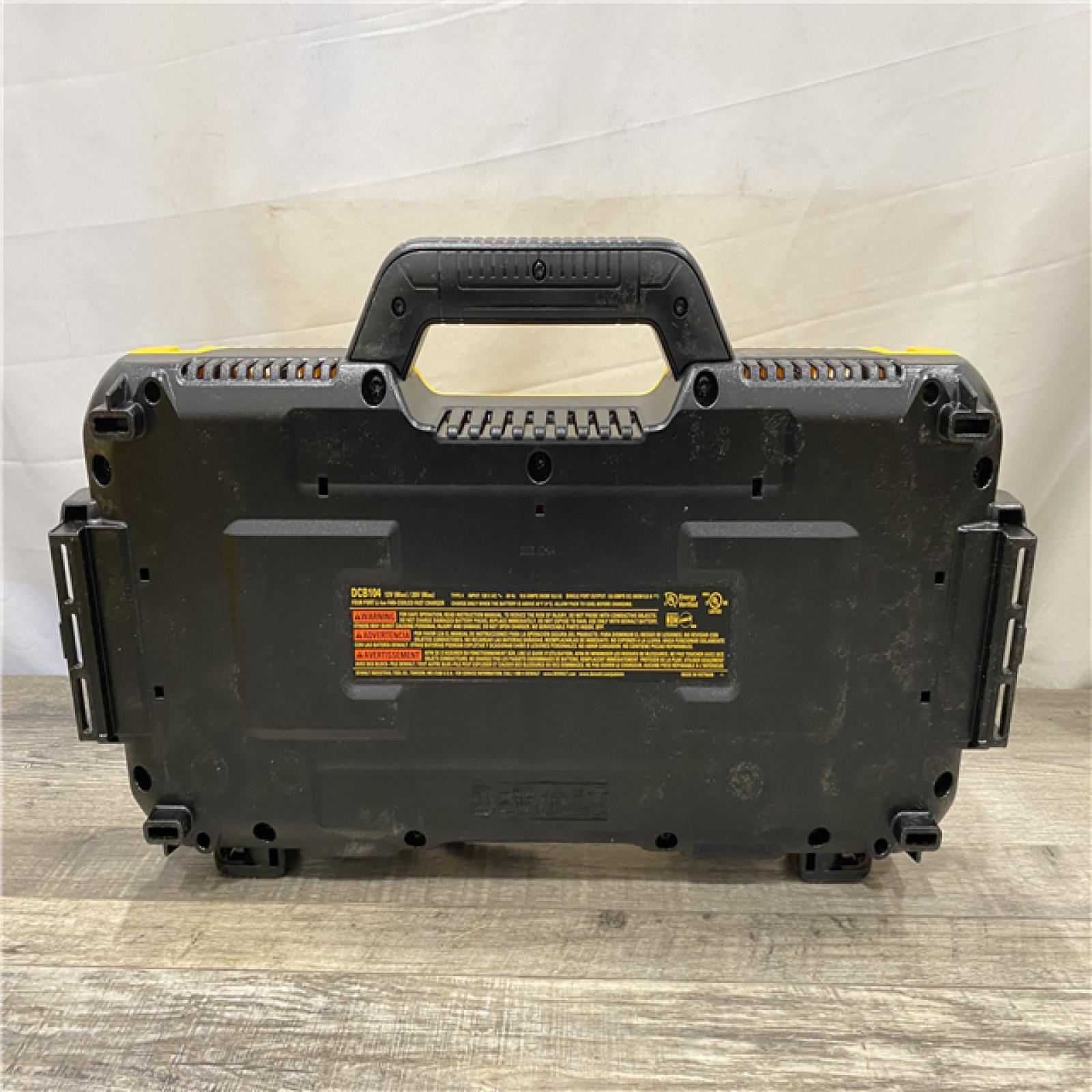 AS-IS DEWALT 20-Volt MAX 4-Port Charger with 20-Volt MAX Lithium-Ion 5.0 Ah and 2.0 Ah Batteries