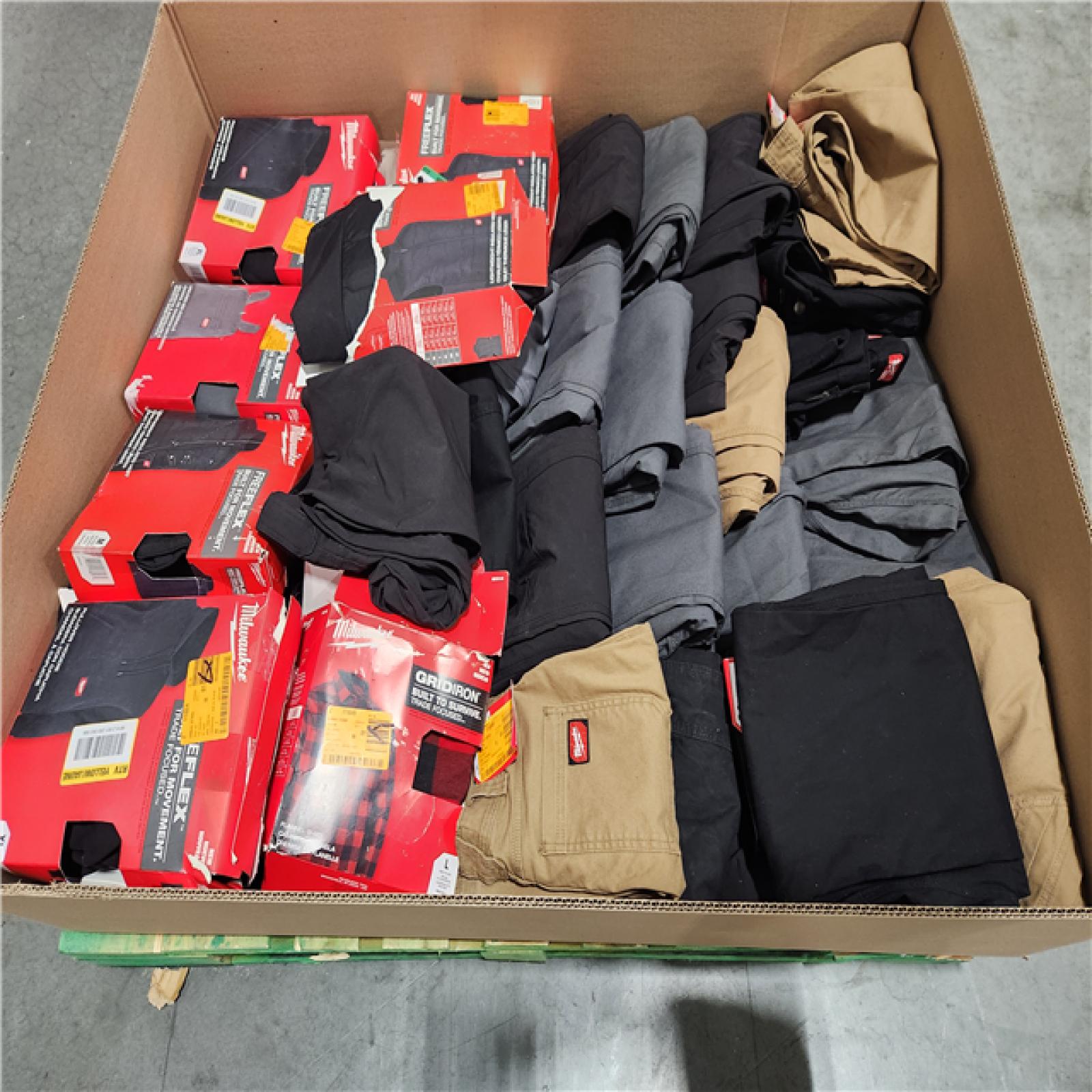 CALIFORNIA AS-IS MILWAUKEE CLOTHES PALLET