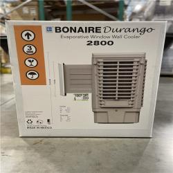 DALLAS LOCATION- NEW! BONAIRE DURANGO 2800 CFM  110-Volt 3-Speed Window Evaporative Cooler