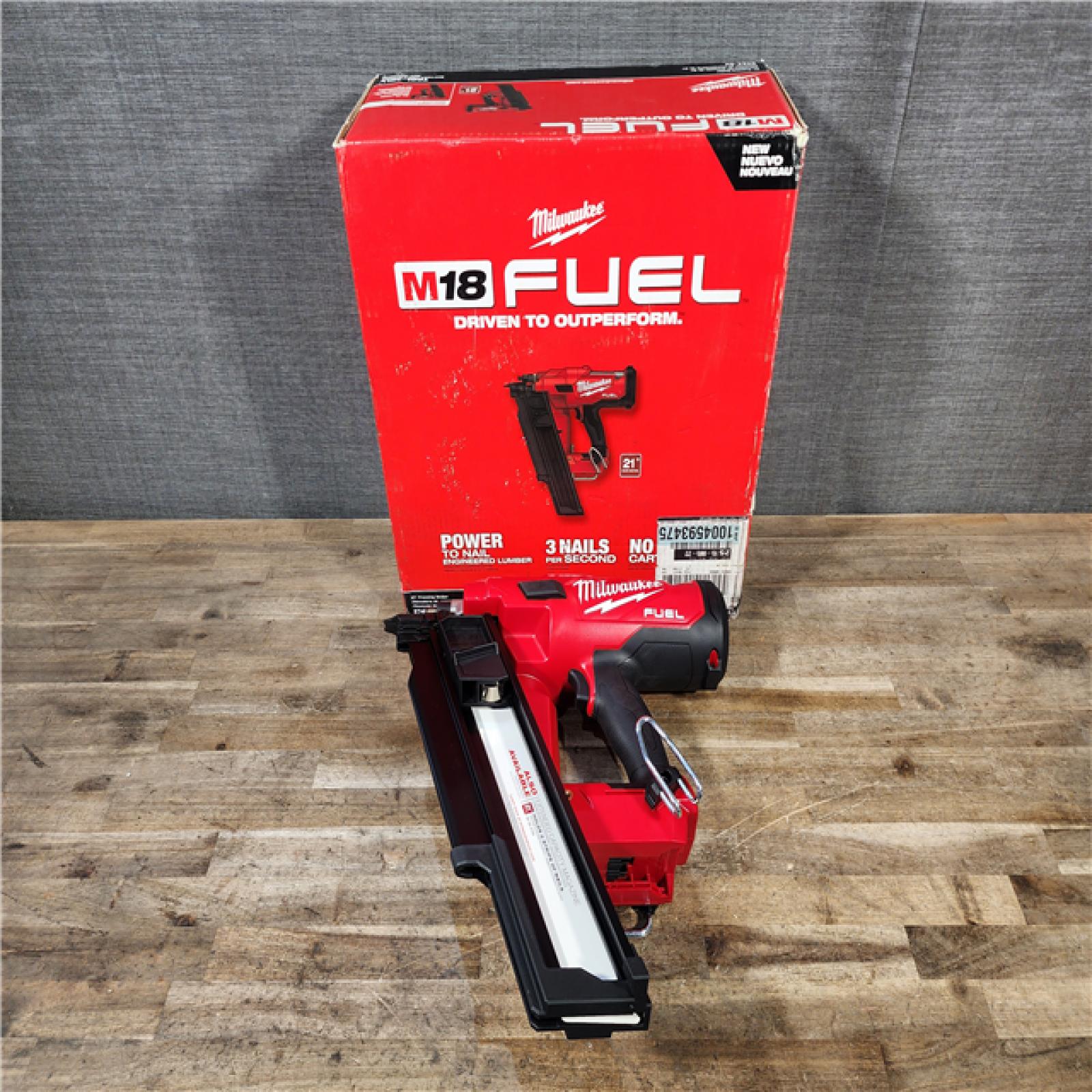 HOUSTON LOCATION - AS-IS (APPEARS LIKE NEW) Milwaukee 2744-20 M18 FUEL 3-1/2 in. 18V 21-Degree Lithium-Ion Brushless Cordless Framing Nailer (Tool-Only)
