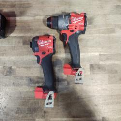 HOUSTON LOCATION - AS-IS MILWAUKEE FUEL 18V Lithium-Ion Brushless Cordless Hammer Drill and Impact Driver Combo Kit (2-Tool) with 2 Batteries