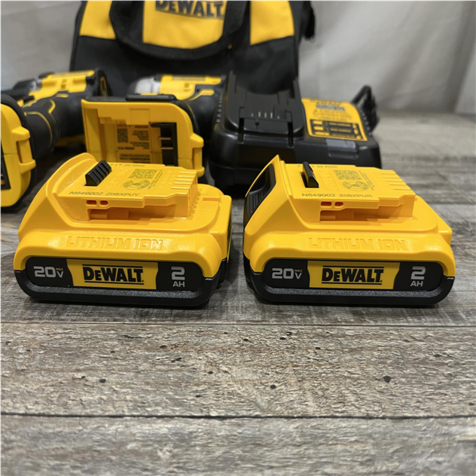 AS-IS DEWALT ATOMIC 20-Volt MAX Lithium-Ion Cordless Combo Kit