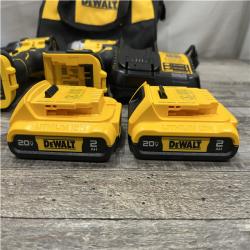 AS-IS DEWALT ATOMIC 20-Volt MAX Lithium-Ion Cordless Combo Kit