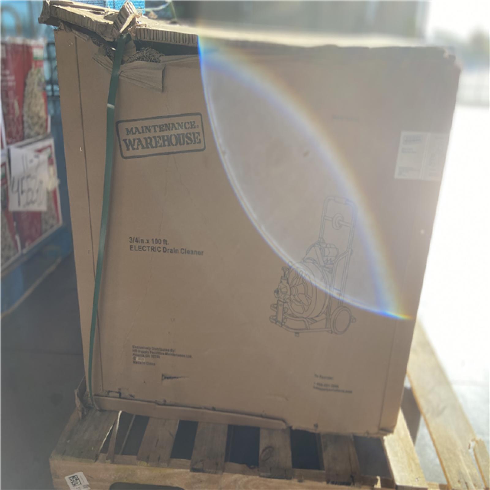 DALLAS LOCATION - Maintenance Warehouse® 3/4 In. X 100 Ft. Electric Drain Cleaner