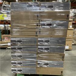 DALLAS LOCATION - Denver 48 in. Integrated LED Indoor White Ceiling Fan with Remote PALLET-(48 UNITS)
