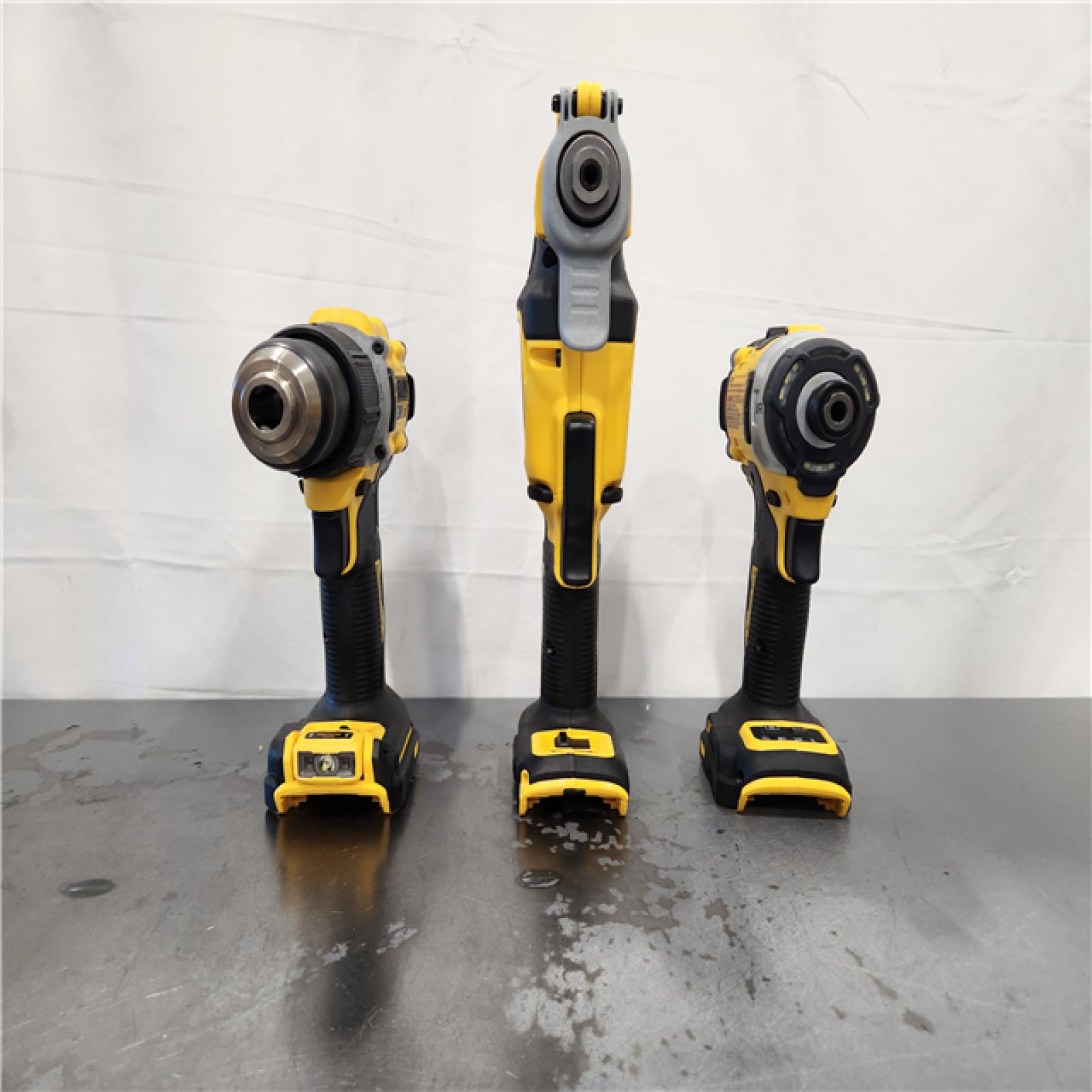 AS-IS- DEWALT 20V MAX Lithium-Ion Cordless 3-Tool Combo Kit