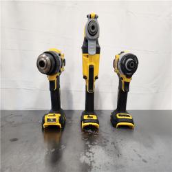 AS-IS- DEWALT 20V MAX Lithium-Ion Cordless 3-Tool Combo Kit