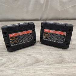 AS-IS Milwaukee M12 12V Lithium-Ion XC High Output 5.0 Ah Battery Pack (2-Pack) Starter Kit