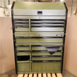 Phoenix Husky Heavy Duty 52 in. W 15-Drawer Matte Army Green Rolling Tool Cabinet