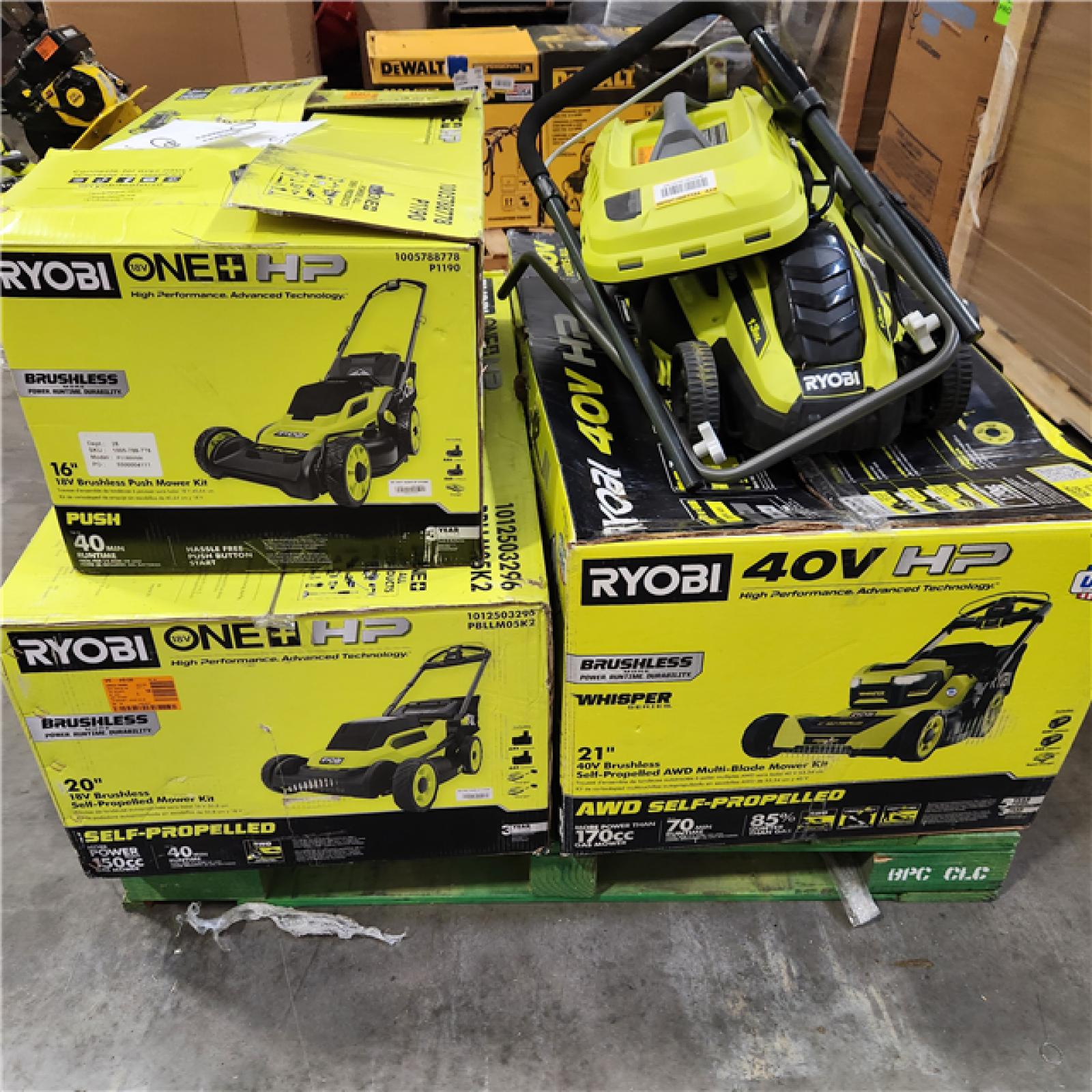 Dallas Location - As-Is Lawn Mower Pallet ( LOT OF 4 )