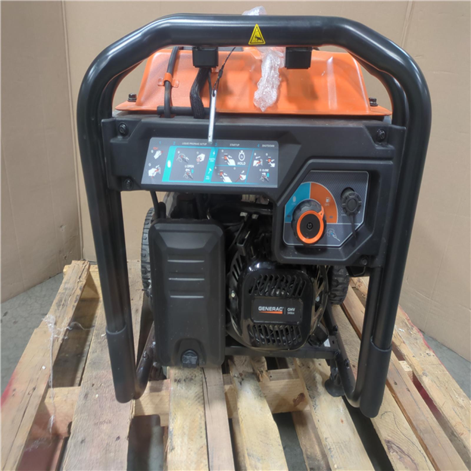 CALIFORNIA AS-IS GENERAC PORTABLE POWER GENERATOR
