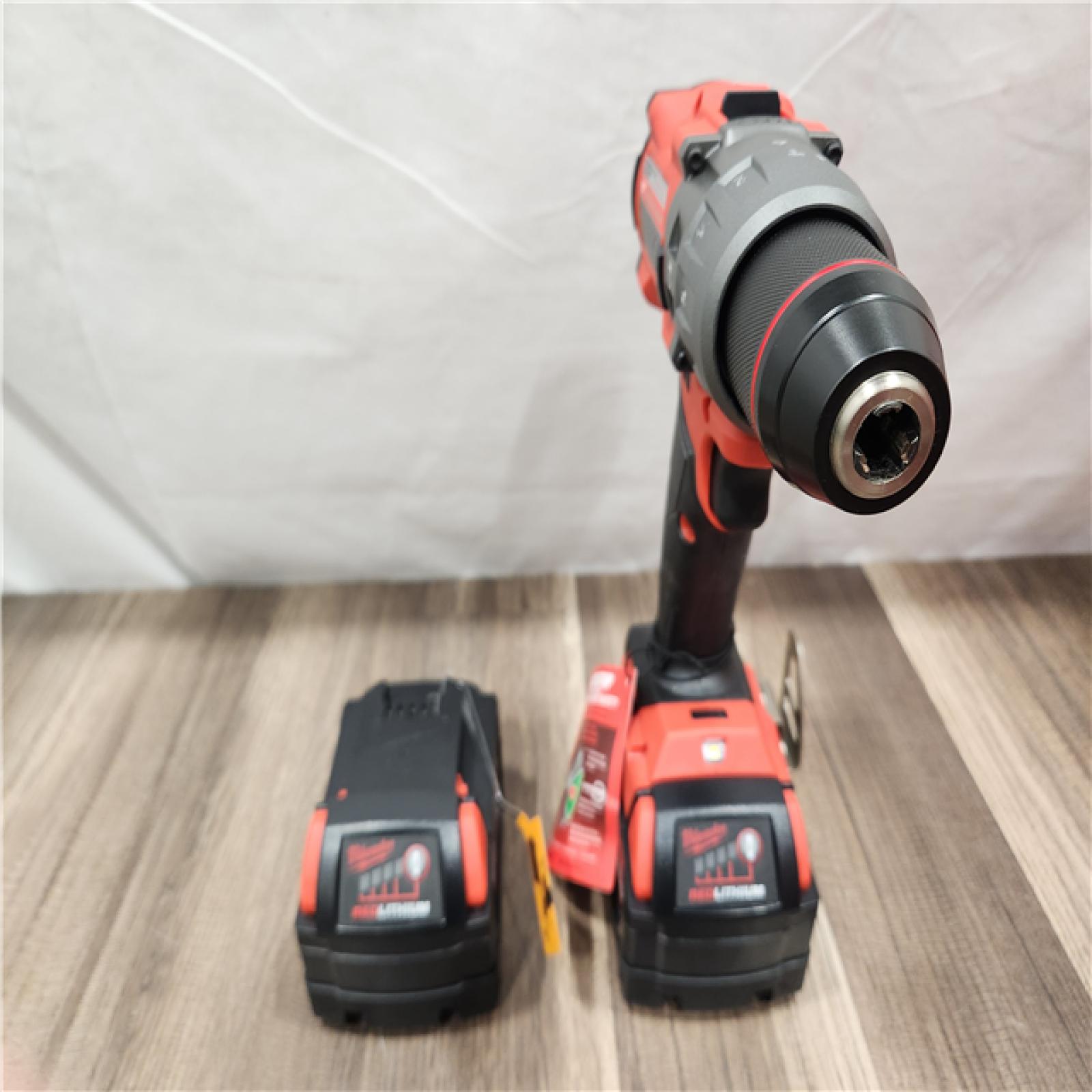 AS-IS- Milwaukee Hammer Drill Driver Kit with Batteries and Charger