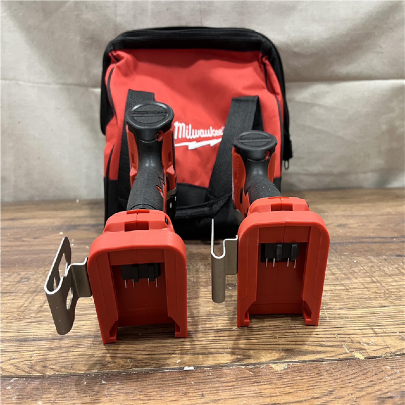 AS-IS M18 18V Lithium-Ion Brushless Cordless Compact Drill/Impact Combo Kit (2-Tool) W/(2) 2.0 Ah Batteries, Charger & Bag