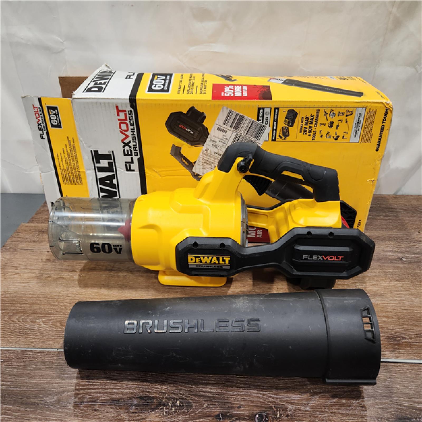 AS-IS DEWALT DCBL772X1 FLEXVOLT 60V MAX* Blower ( battery & charge not  included)