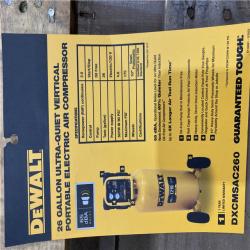 Houston Location - AS-IS Outdoor Power Equipment DEWALT 26 GALLONAIR COMPRESSER