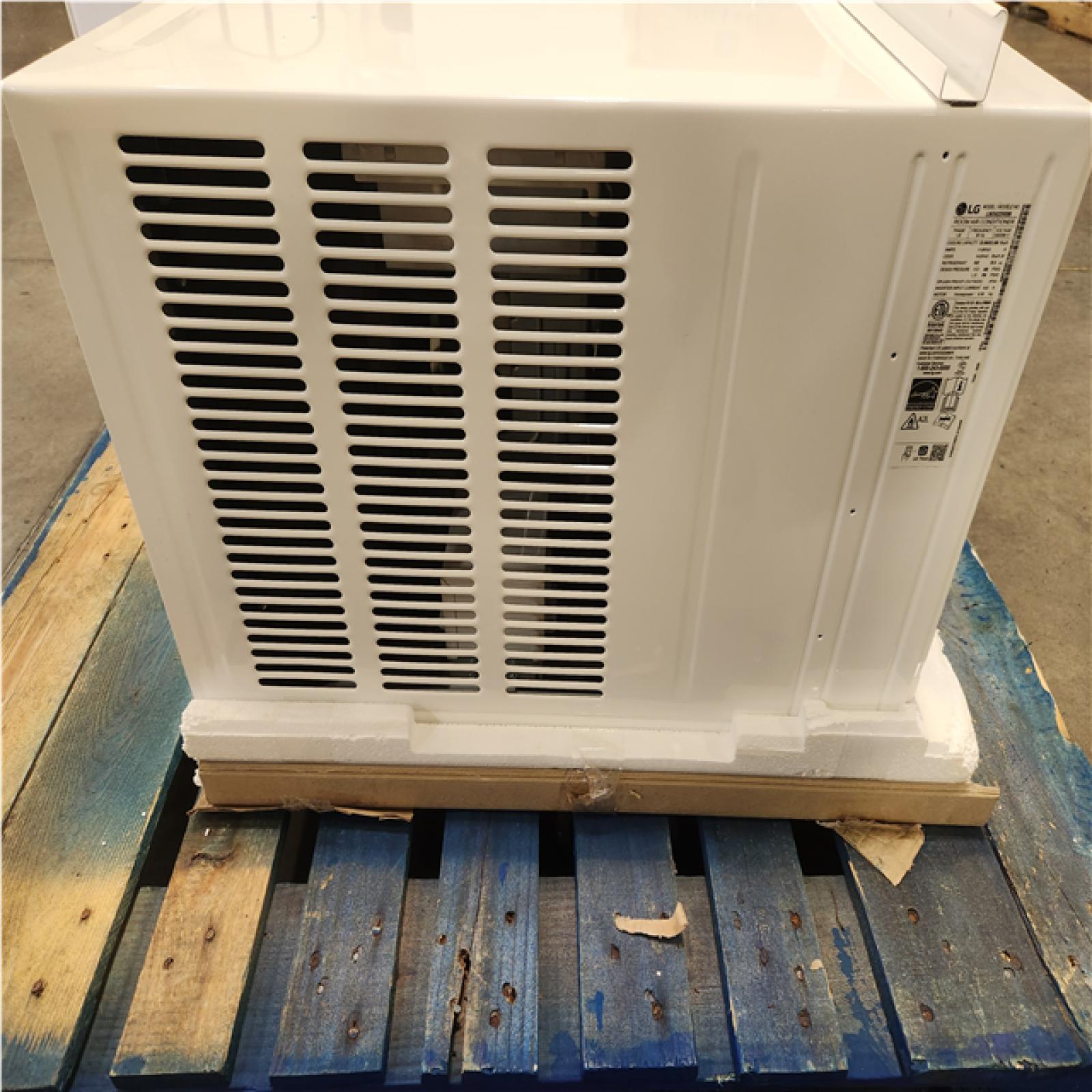 Phoenix AS-IS LG 23,500 BTU 230/208-Volt Window Air Conditioner Unit Cools 1450sq. ft. w/ Dual Inverter,Wi-Fi Enabled and Remote in White