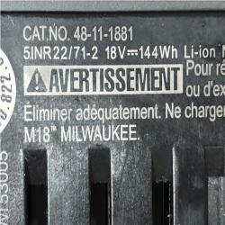 AS-IS Milwaukee 18-Volt Lithium-Ion REDLITHIUM FORGE Starter Kit with 8.0Ah Battery and Rapid Charger
