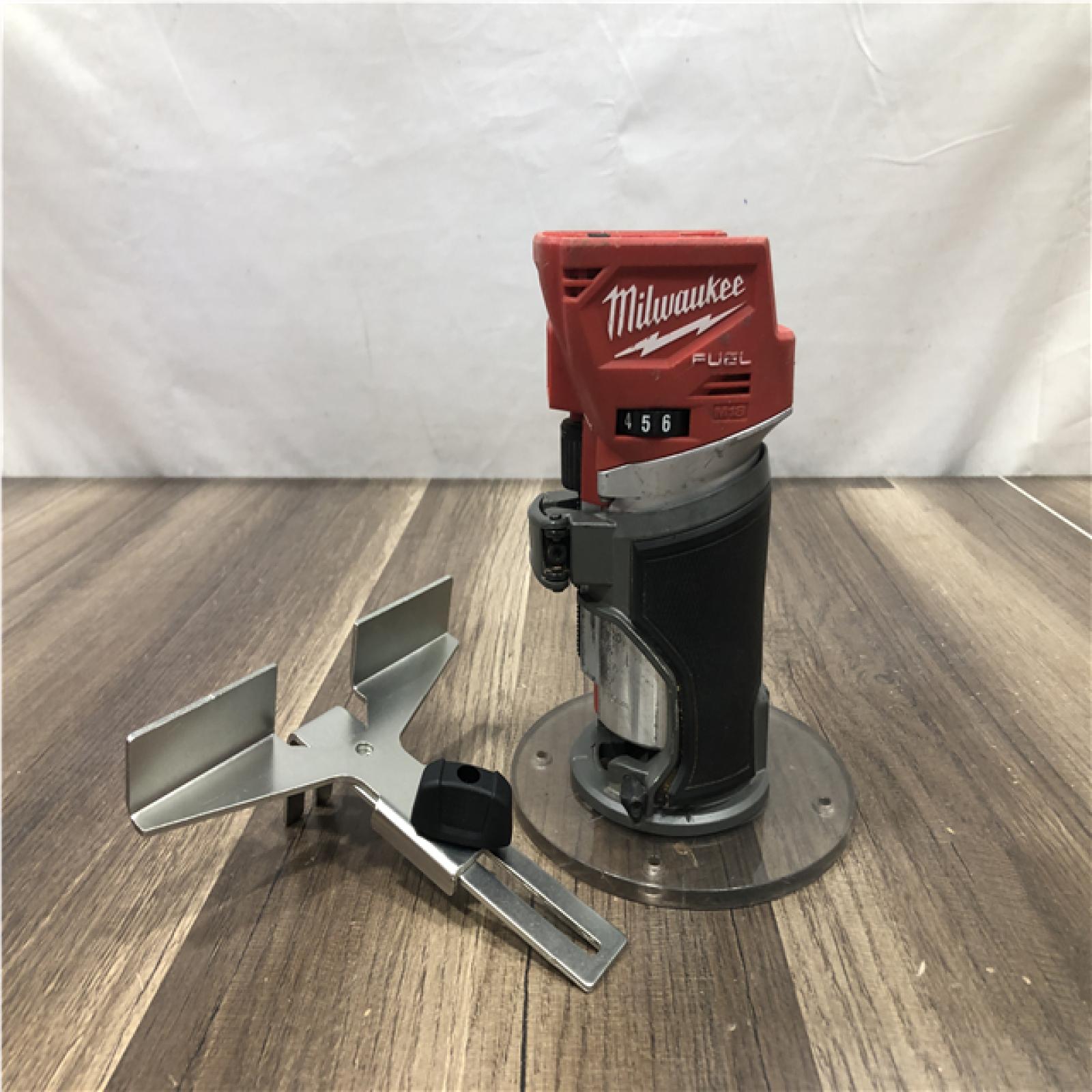 AS-IS Milwaukee FUEL 18V Lithium-Ion Brushless Cordless Compact Router (Tool-Only)