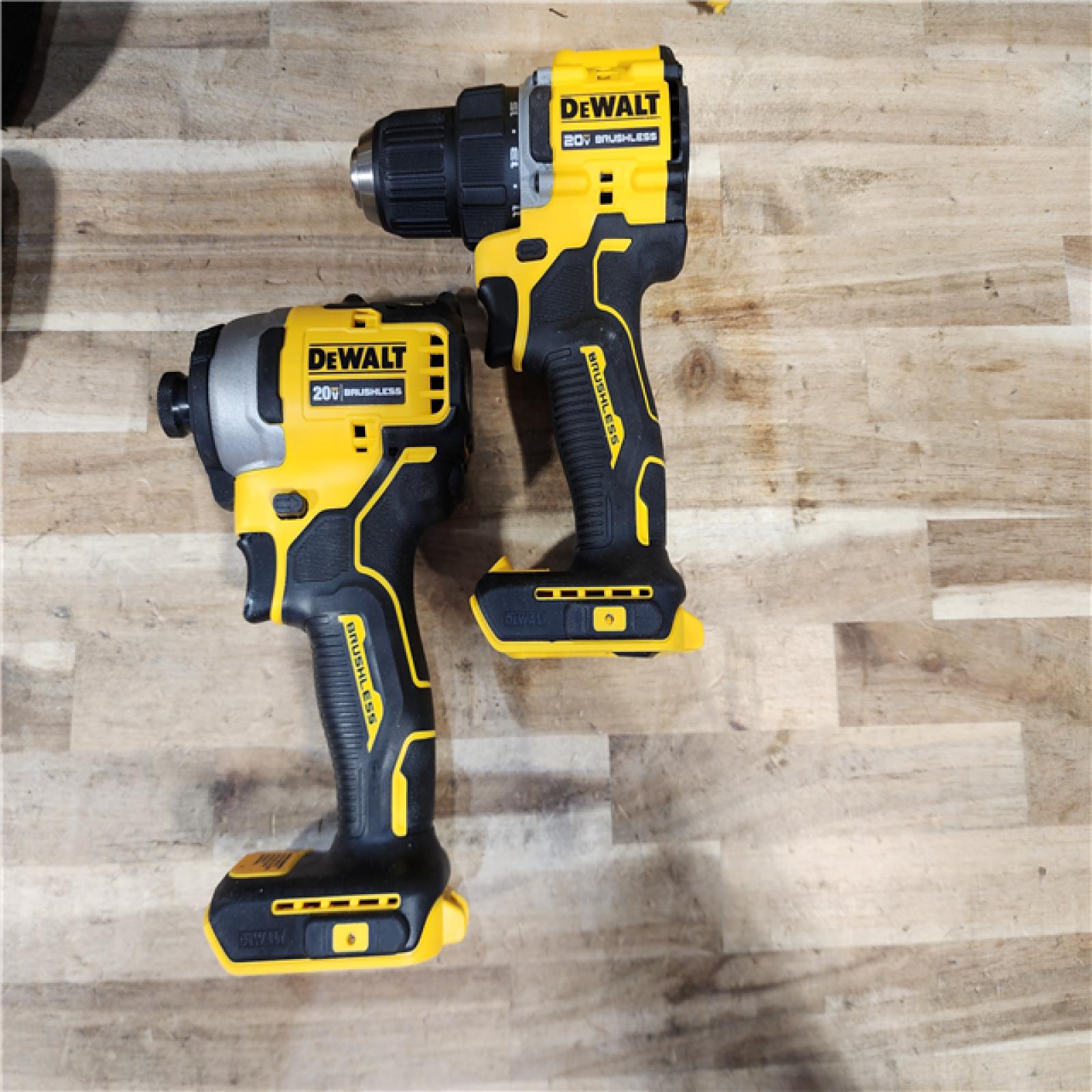 HOUSTON LOCATION - AS-IS DEWALT ATOMIC 20-Volt MAX Lithium-Ion Cordless Combo (2-Tool) Kit