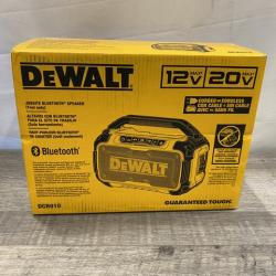 NEW - DEWALT 20V MAX Cordless Bluetooth Speaker (Tool Only)