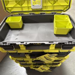 California AS-IS Ryobi Link Tool Boxes  Includes (1) Rolling Tool Box  (2) Medium Tool Boxes & (2) Standard Tool Boxes; Appears in Excellent Condition (No Tools)