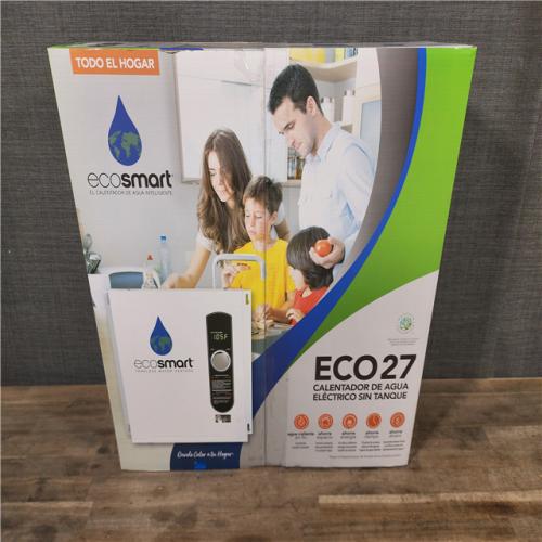 HOUSTON LOCATION - AS-IS (NEW) ECOSMART ECO27 TANKLESS ELECTRIC WATER HEATER