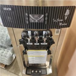 Phoenix Appears NEW VEVOR 2200W Commercial Soft Ice Cream Machine Pre-Cooling 12.68 qt. 3-Flavors 20-28L/H Yield Auto Clean Stainless Steel (Blemishes)