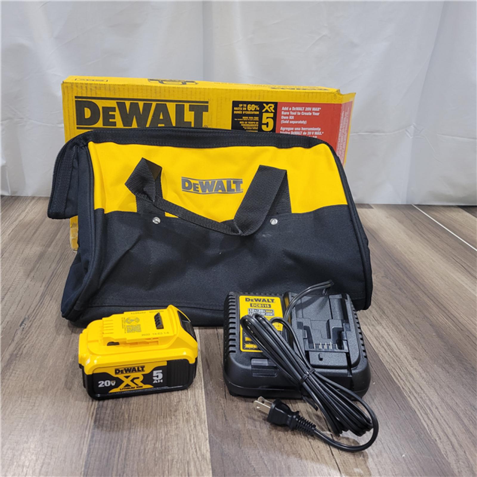 AS-IS Dewalt 20-Volt MAX XR Lithium-Ion Starter Kit