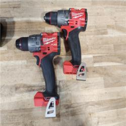 HOUSTON LOCATION - AS-IS MILWAUKEE 2 TOOL COMBO KIT W/ (2) BATTERY & CHARGER