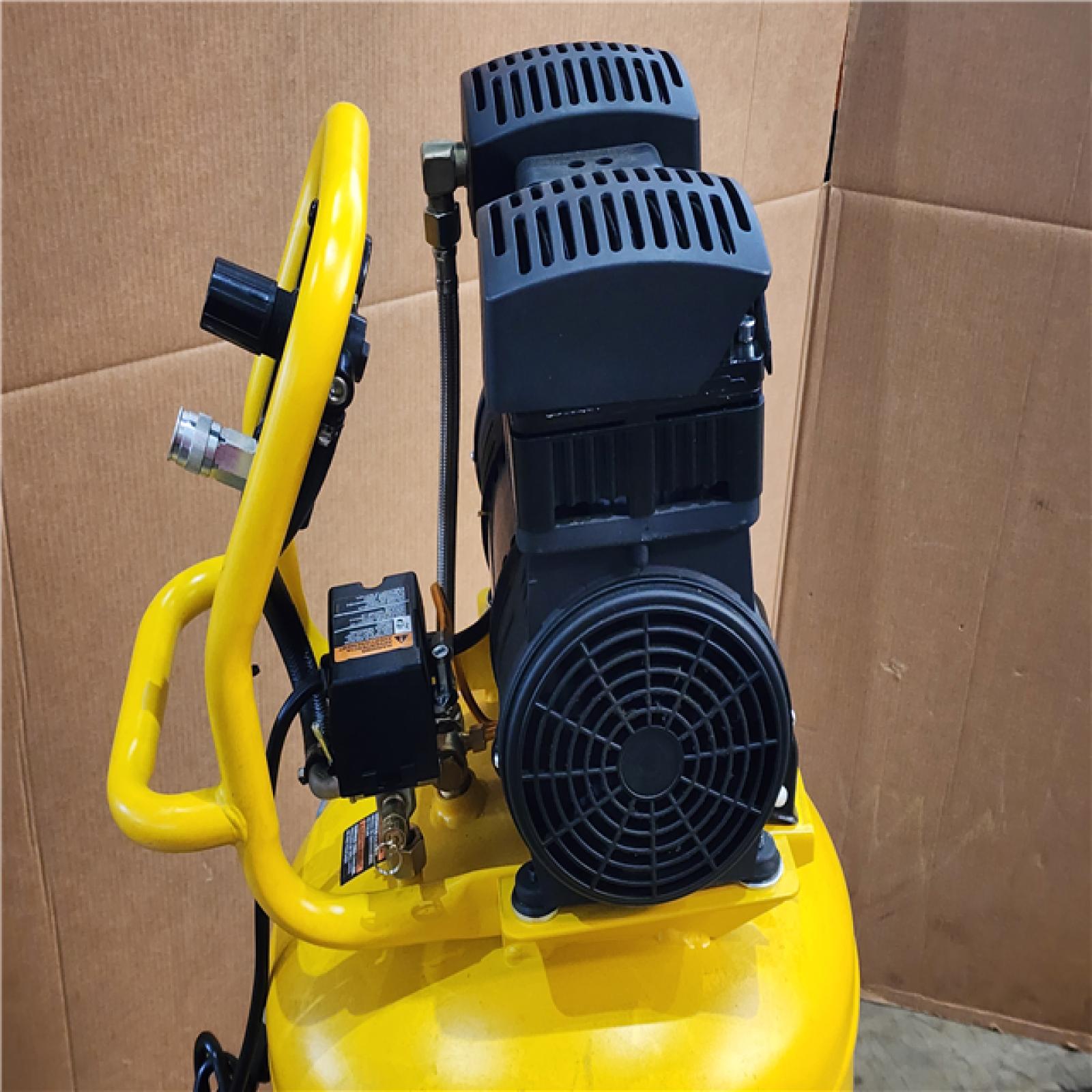 HOUSTON LOCATION - AS-IS DEWALT 26 Gal. 175 PSI Ultra Quiet Portable Electric Air Compressor